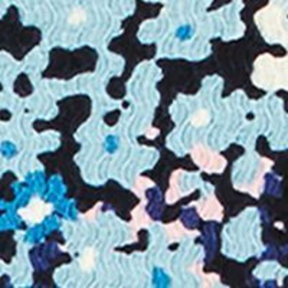 B DARLIN Womens Navy Pouf Sleeve V Neck Above The Knee Party A-Line Dress 13\14 - Picture 4 of 4